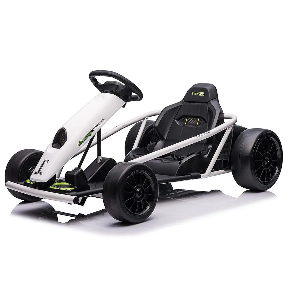 24V Electric Go-Kart for Kids Ages 8-12, Dual 300W Motors, 9Ah Battery - Image 7