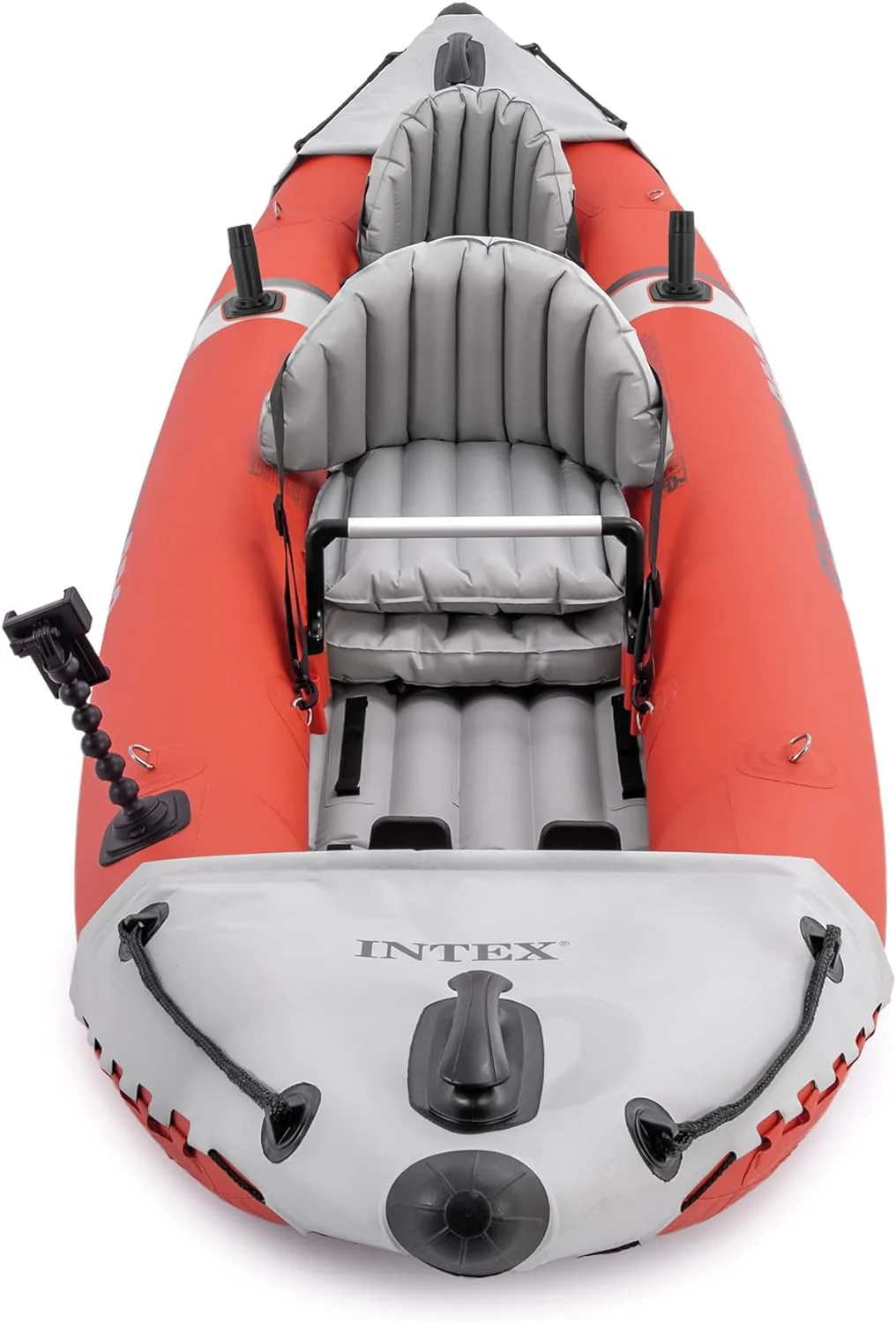 Excursion Pro Inflatable Kayak Series: Includes Deluxe 86in Kayak Paddles and High-Output Pump – SuperTough PVC – Adjustable Bucket Seat – Fishing Rod Holders – Grab Handles - Image 4