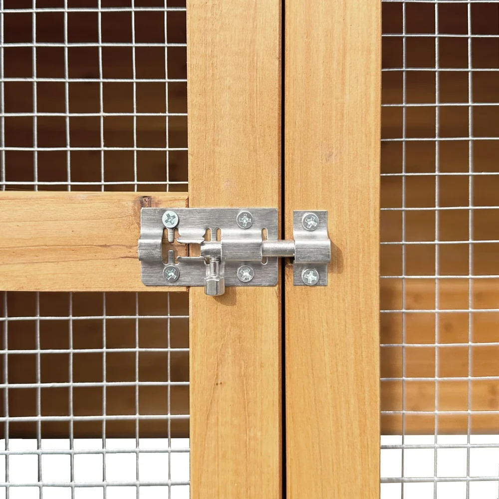i.Pet Extra Large 2.28M Fir Wood Dog Kennel - Outdoor Pet Puppy Cabin Log - Image 5