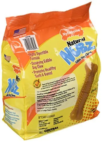 Nylabone Natural Nubz Edible Dog Chews, 22 ct, 2-Pack, 5.2 lb Total - Dental Health - Image 2