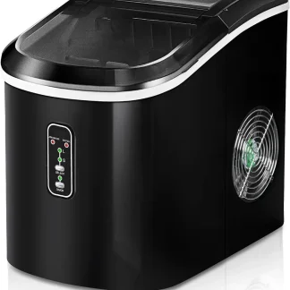 EUHOMY Countertop Nugget Ice Maker, 40 Lbs/24H, 13.8in x 9.8in x 14.9in - IM017-N