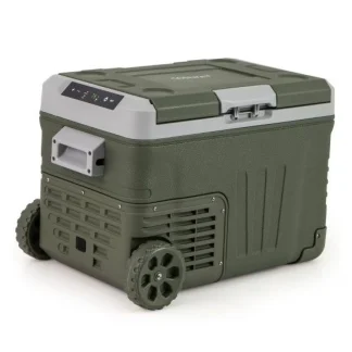Portable 12V Car Refrigerator Electric Cooler, 35L/50L, Green