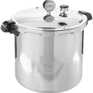 Presto Pressure Canner, 23-Quart, Induction-Compatible, Silver Aluminum - 01784