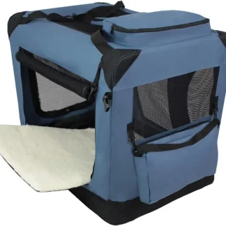 EliteField 3-Door Folding Soft Dog Crate With Carrying Bag - 36in L x 24in W x 28in H