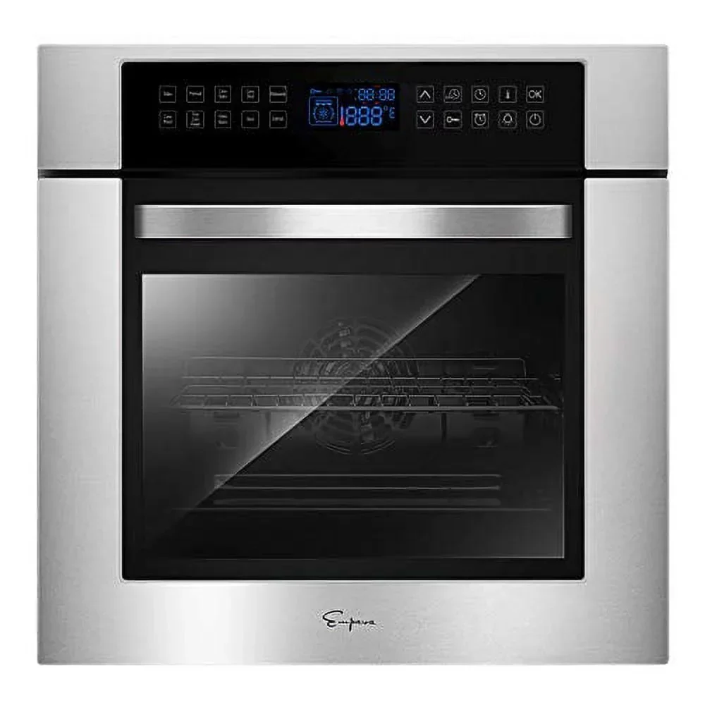 Empava 24 Inch Electric Single Wall Oven, 10 Cooking Functions, Stainless Steel - Image 4