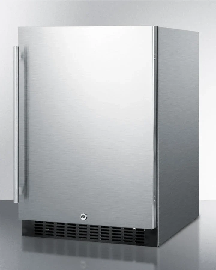 24in Wide Built-In All-Refrigerator With Stainless Steel Cabinet - Image 3