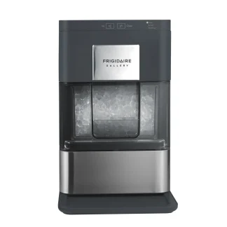 Frigidaire Countertop Nugget Ice Maker, 44 lbs. Daily, 3 lb. Basket, Black - EFIC256