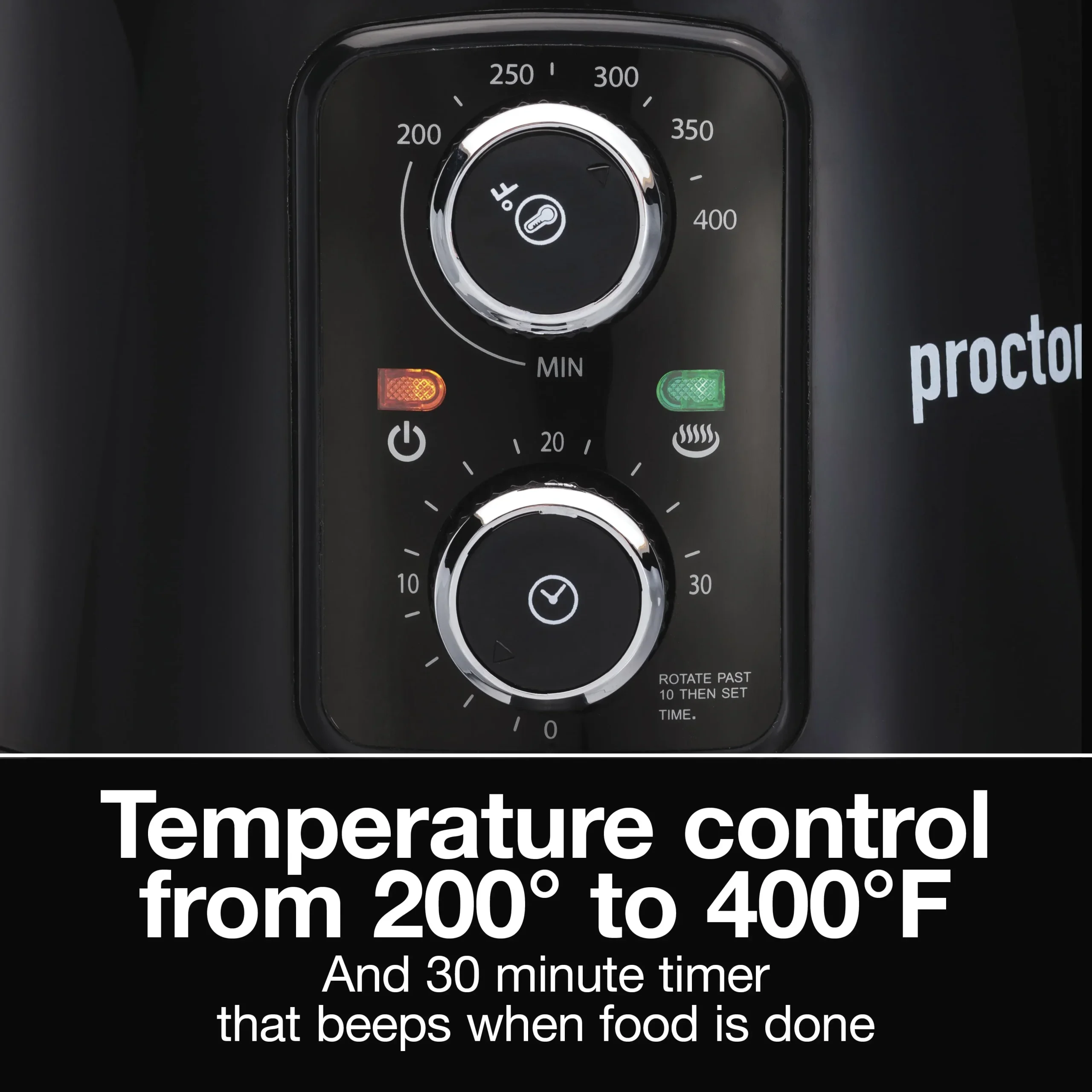 Proctor Silex Air Fryer, 3.7 Quart Capacity, Black - 35056 - Image 7
