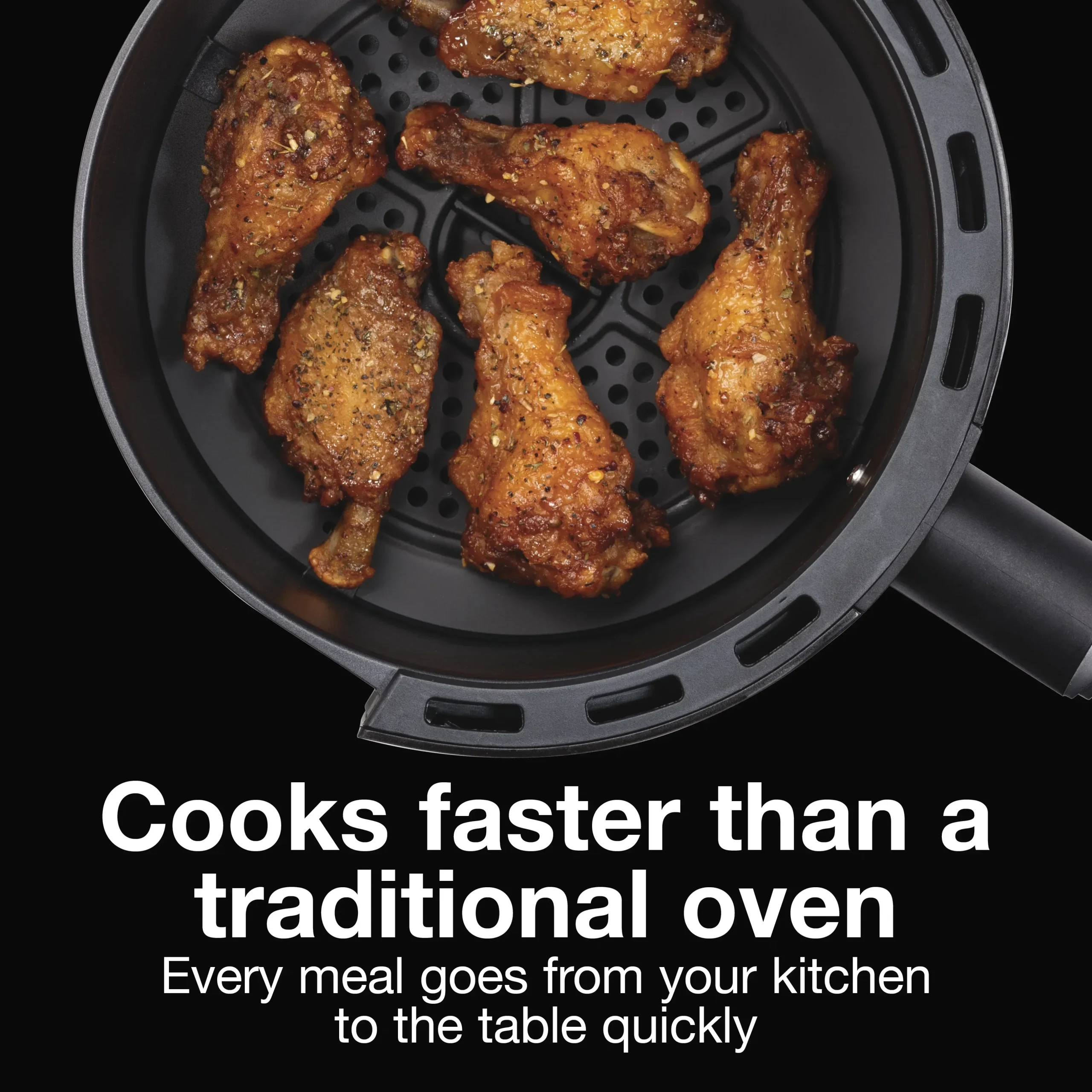 Proctor Silex Air Fryer, 3.7 Quart Capacity, Black - 35056 - Image 3