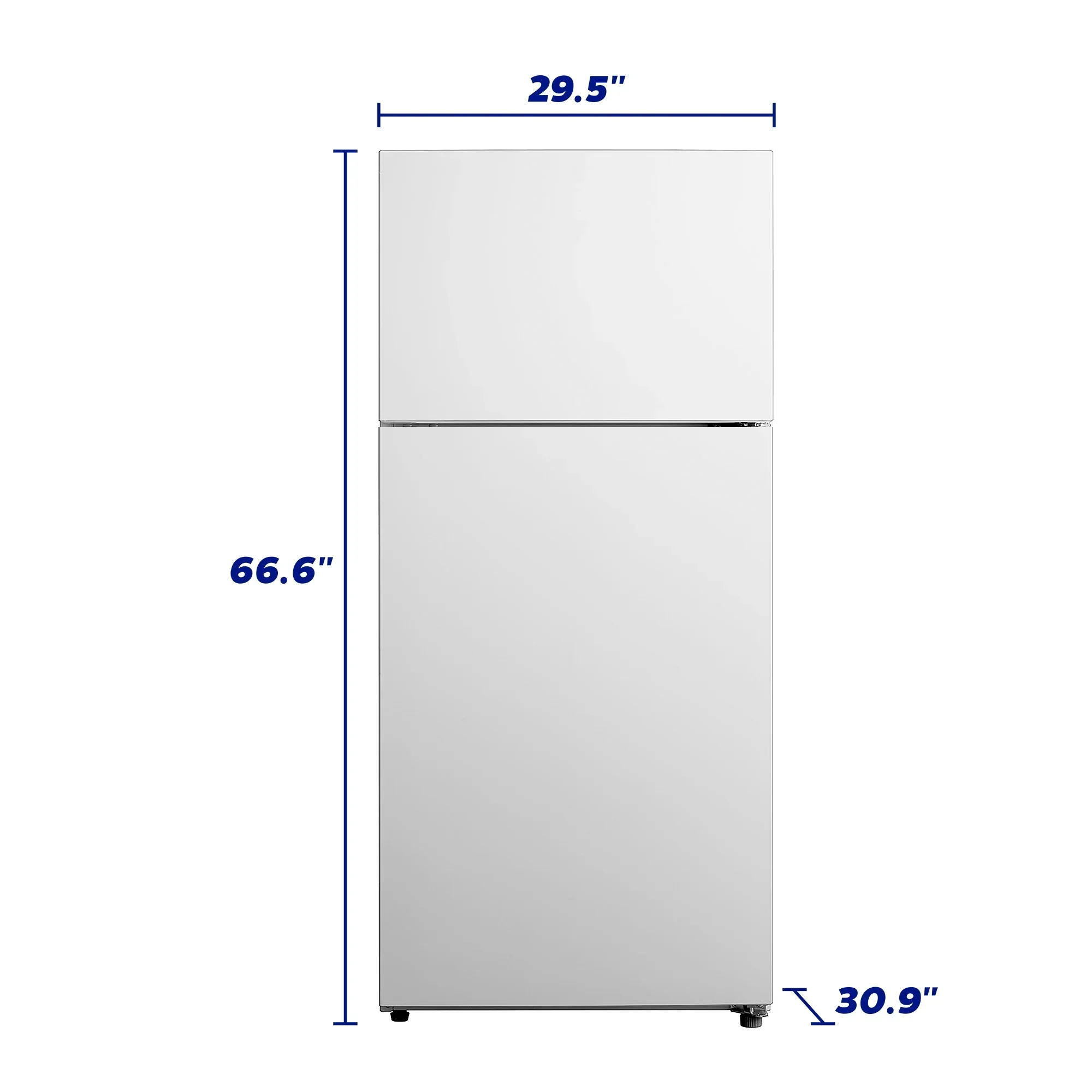 Element 18.0 Cu. Ft. Top Freezer Refrigerator - White - ERT18CSCW - Image 4
