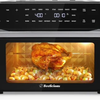 Beelicious Air Fryer Oven Combo, 32QT, Black, 19-in-1 - BAF-802