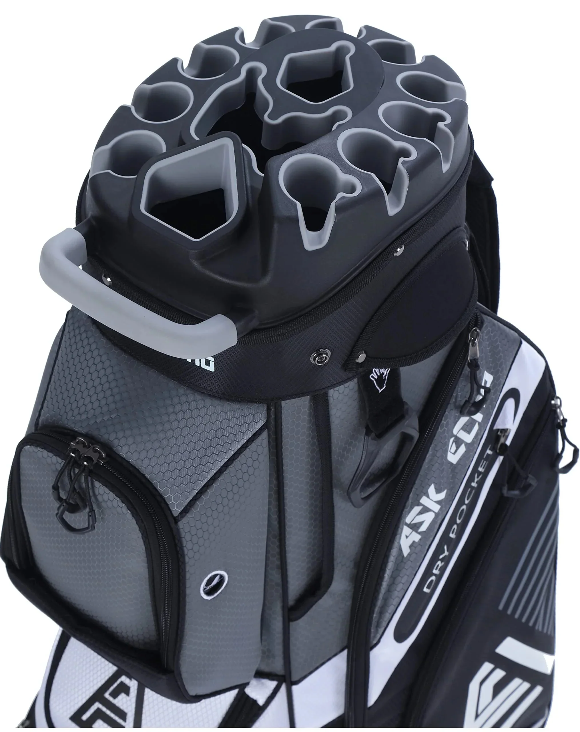 ASK ECHO T-Lock Golf Cart Bag with Handles and Rain Cover - Image 8