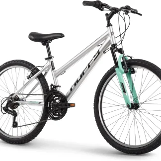 Huffy Stone Mountain Hardtail Mountain Bike for Boys/Girls/Men/Women, 20"/24"/26" Sizes, 6 or 21 Speed Shimano Twist Shifting, Front or Dual Suspension, Comfort Saddle, Sleek Colors