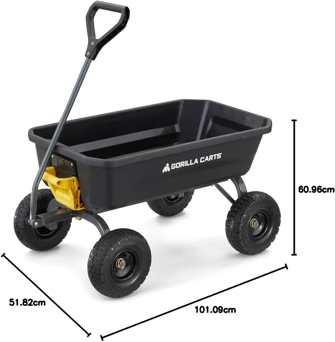 7GCG-NF Heavy-Duty Poly Dump Garden Cart, 7 Cu. Ft., 1,200-Lb. Capacity - Image 22