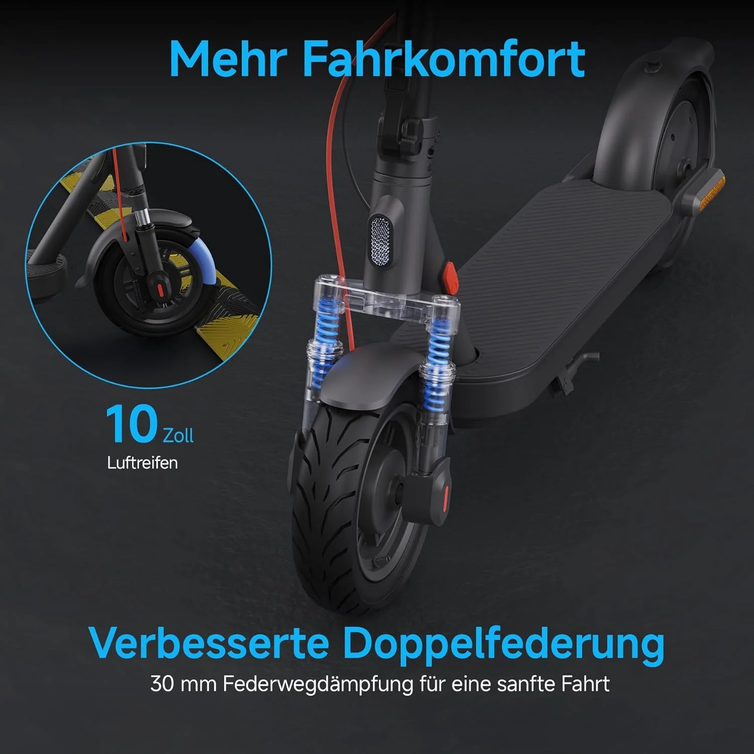 Xiaomi E-Scooter with German Road Legal (Max 20 km/h, Up to 70 km Range & 25 Percent Incline, Pneumatic Tyres, Dual Brakes, Display, Aluminium Body, App) - Image 56