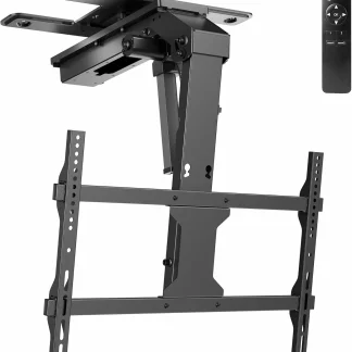 VIVO Electric Ceiling TV Mount, 37–70", Motorized, App Control, Black