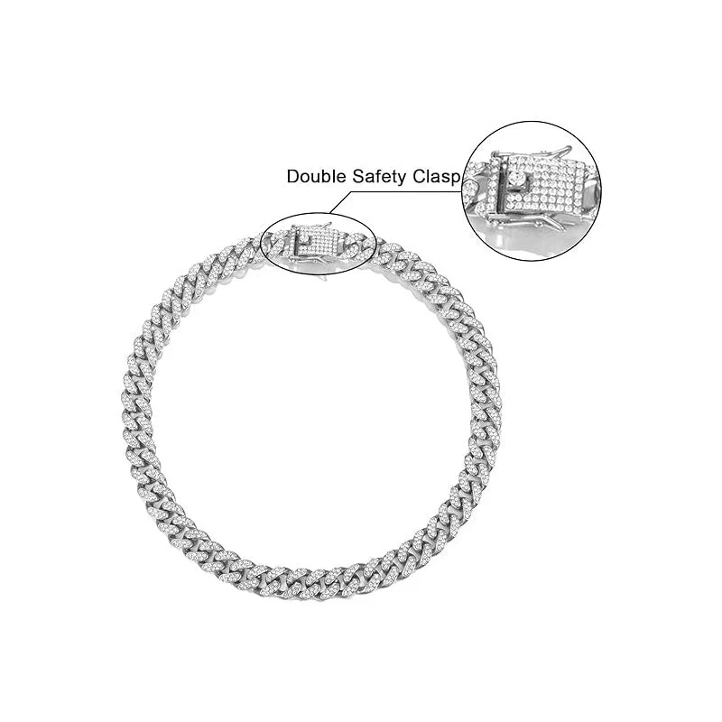 Shark Pendant Necklace With 20in Cuban Link Chain, 13mm Width - Image 6