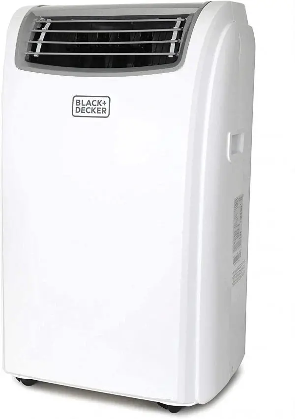 BLACK+DECKER 14,000 BTU Portable Air Conditioner With Heater, White - Remote Control