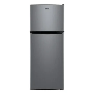 Galanz 4.6 Cu Ft Two Door Mini Refrigerator With Freezer, Stainless Steel - GL46TS5E
