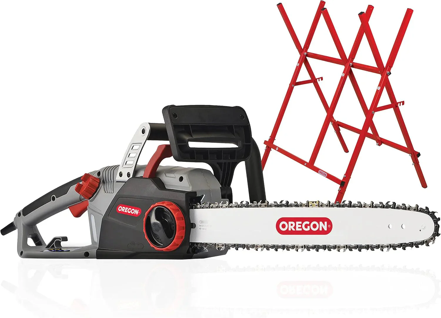 Oregon CS1500 18-inch 15 Amp Self-Sharpening Corded Electric Chainsaw, with Integrated Self-Sharpening System (PowerSharp), 2-Year Warranty, 120V, Grey, Black - Image 18