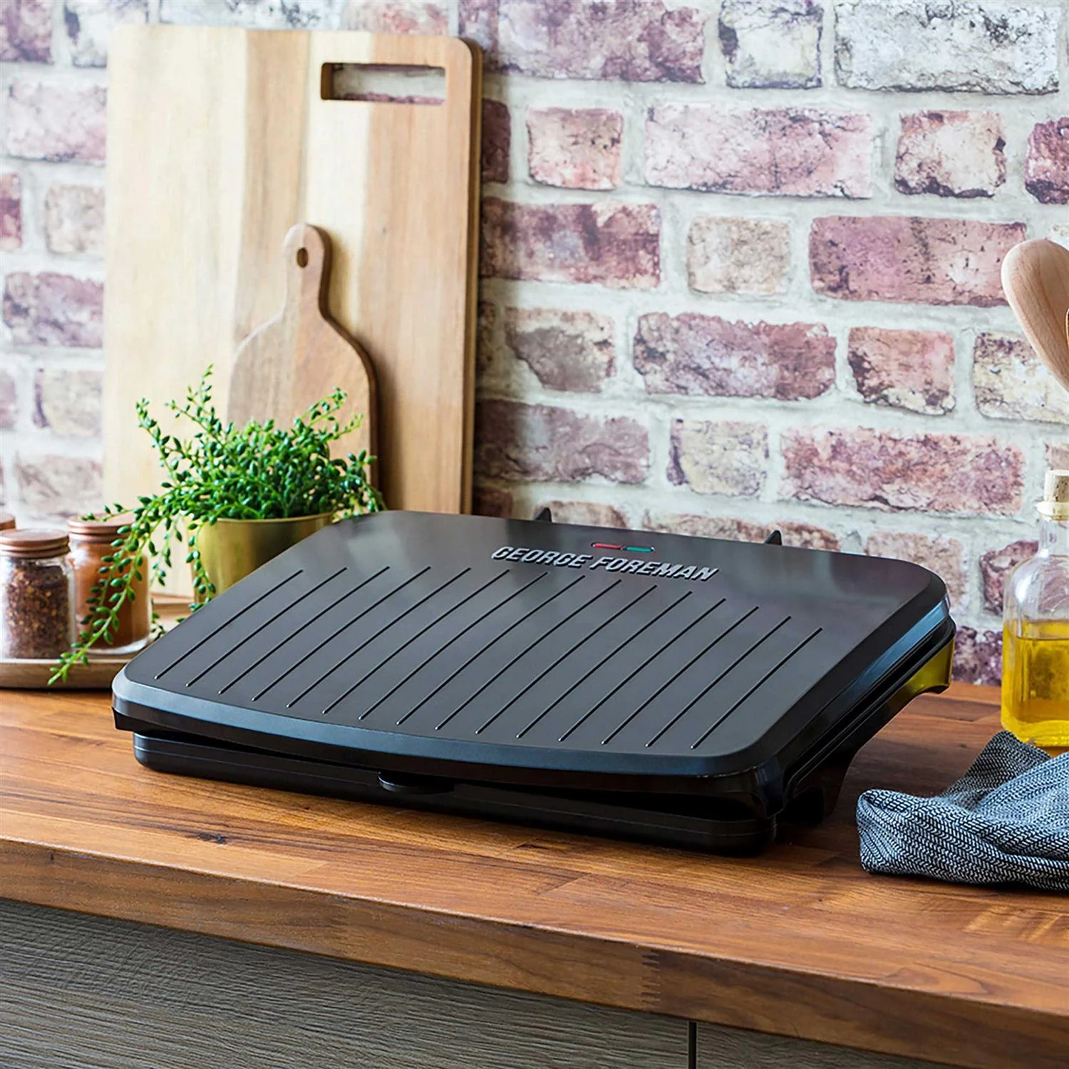 George Foreman Electric Indoor Grill And Panini Press, 9-Serving, 120 sq. in. - Image 5