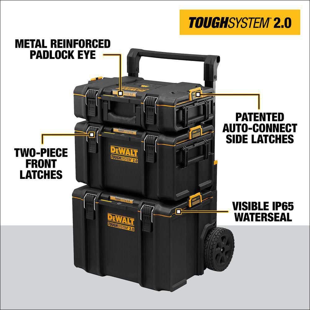 2025 TOUGHSYSTEM 2.0 24 in. Tower Tool Box System (3 Piece Set) DWST60437 - Image 2