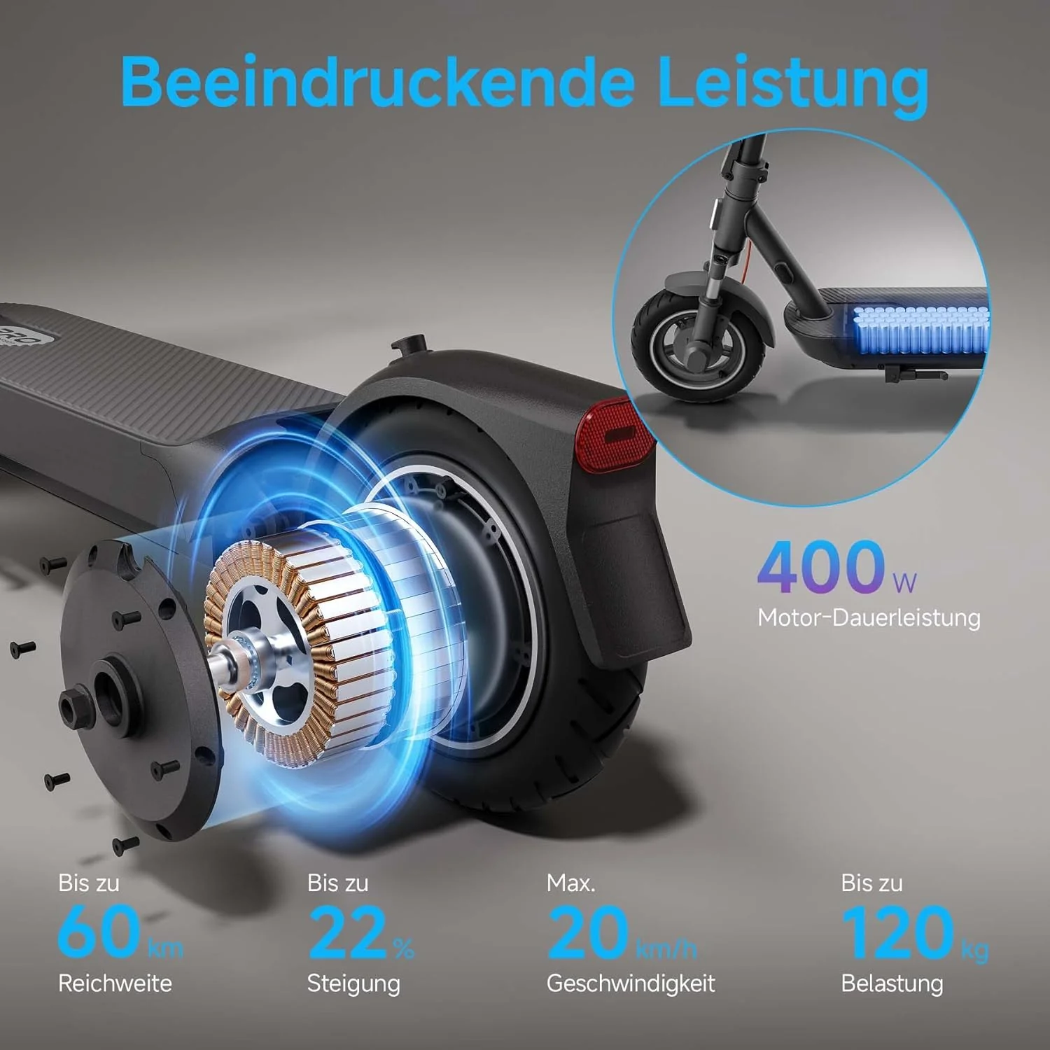Xiaomi E-Scooter with German Road Legal (Max 20 km/h, Up to 70 km Range & 25 Percent Incline, Pneumatic Tyres, Dual Brakes, Display, Aluminium Body, App) - Image 18