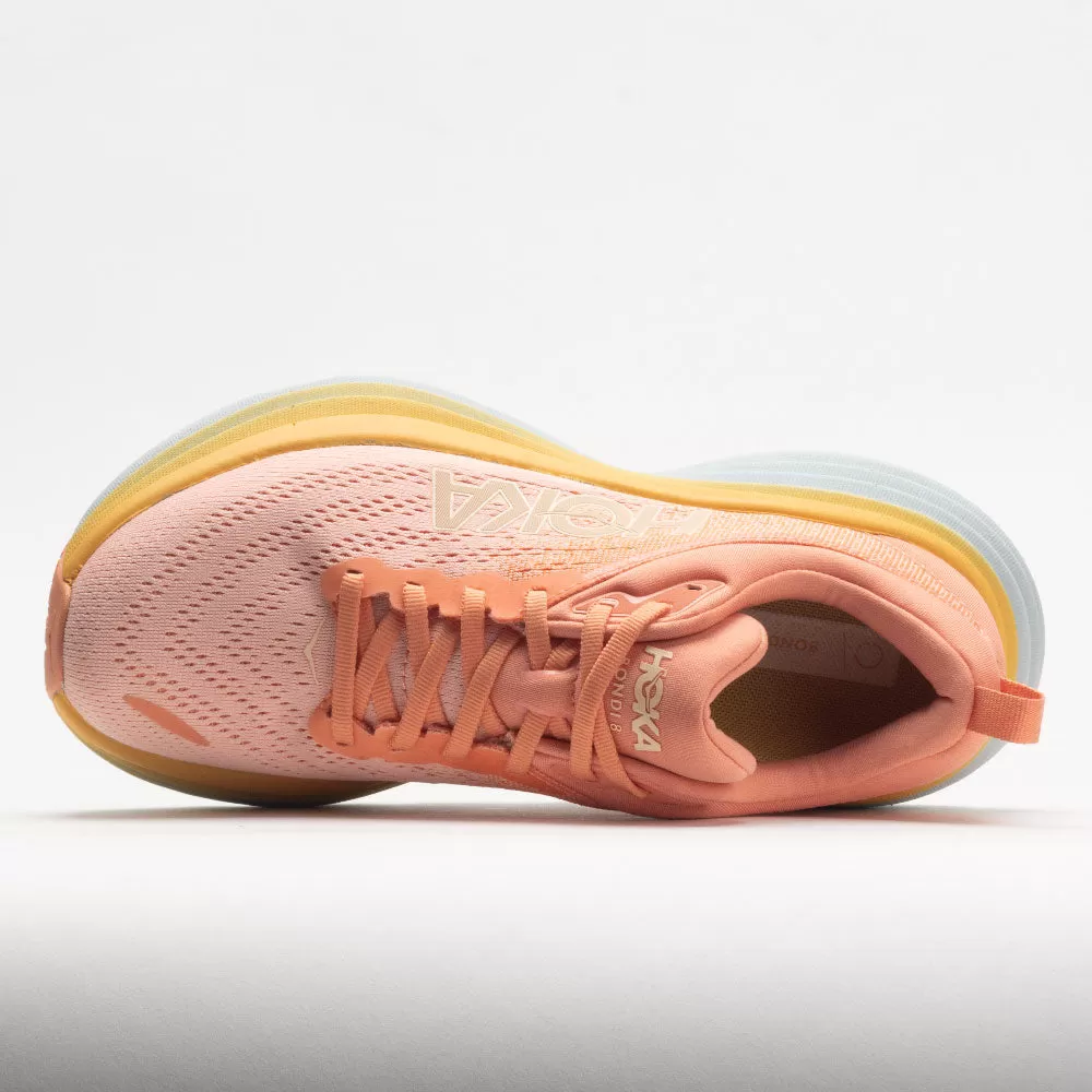 Women's Running Shoes - Bondi 8, Shell Coral/Peach Parfait - Image 3