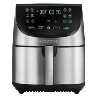 Gourmia Digital Air Fryer 8 Qt Stainless Steel