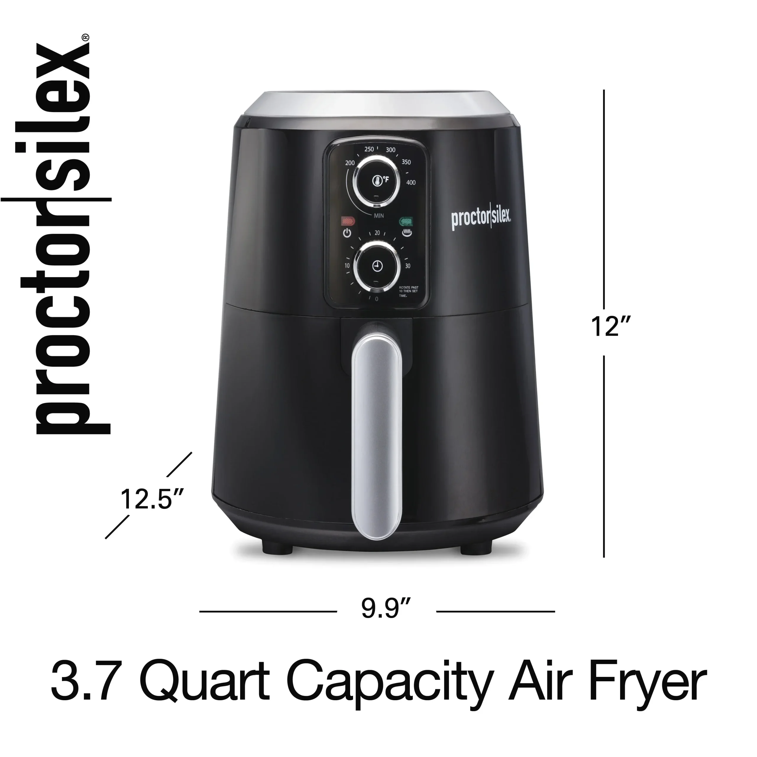 Proctor Silex Air Fryer, 3.7 Quart Capacity, Black - 35056 - Image 4