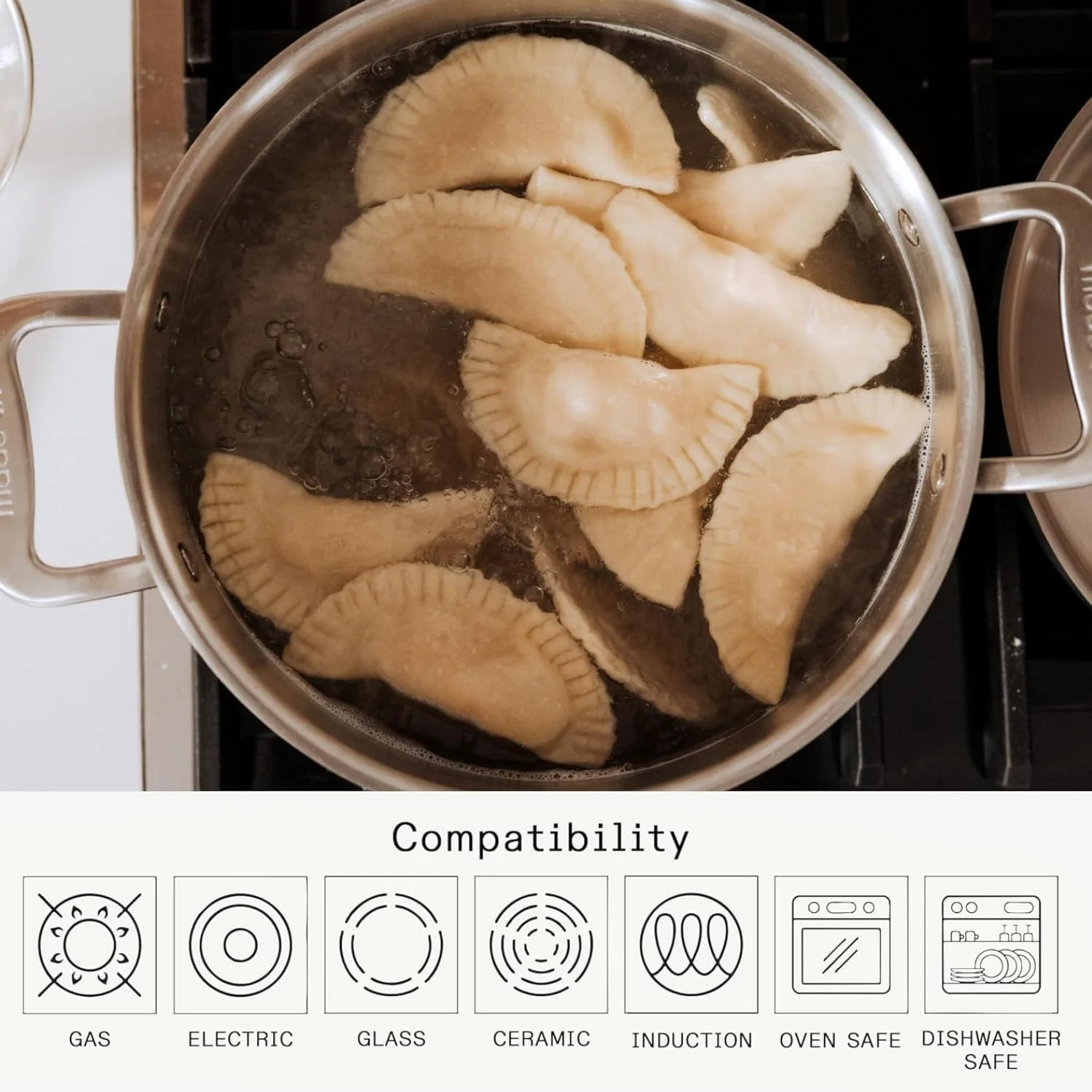 Made In Cookware Stainless Steel Stock Pot With Lid, 8 Quart, 5 Ply - Image 4