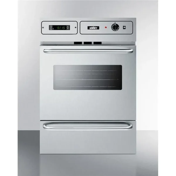 24 in Single Gas Wall Oven - Stainless Steel